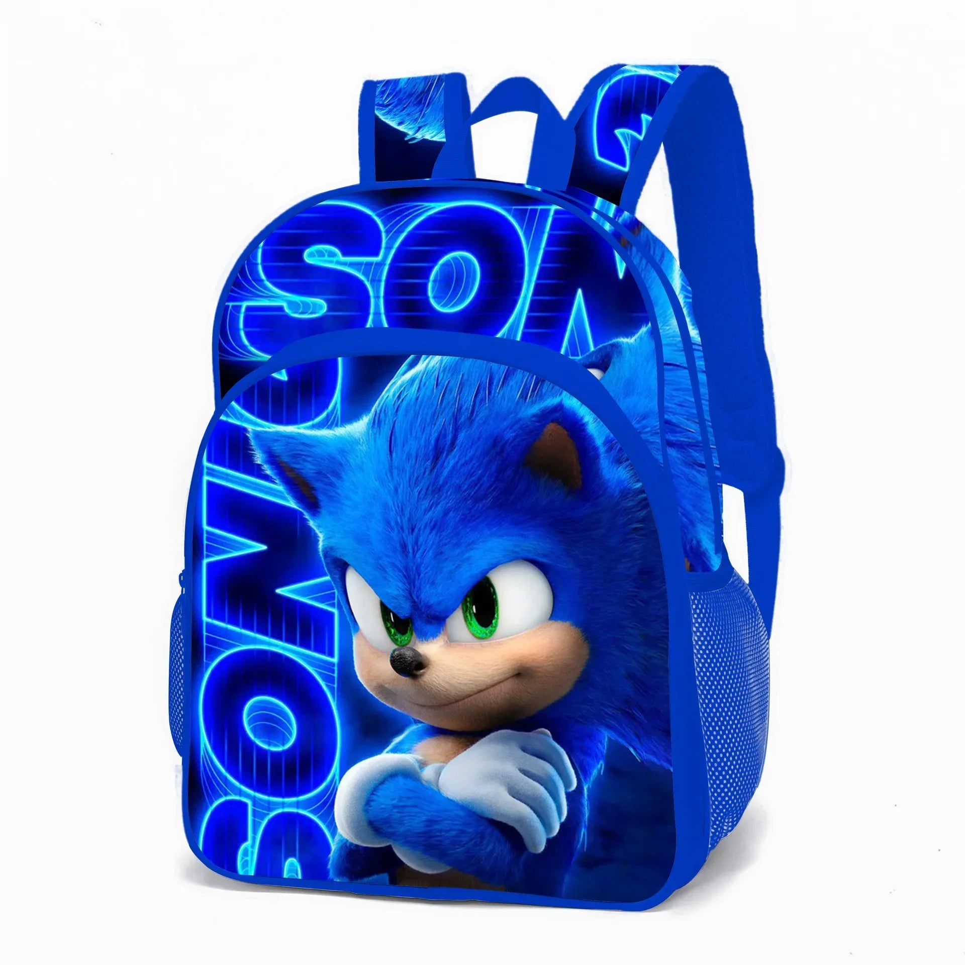 SONIC Sonic Bags for Primary and Secondary School Students and Children'S Cartoon School Bag Mochila Ports Backpack Lightening