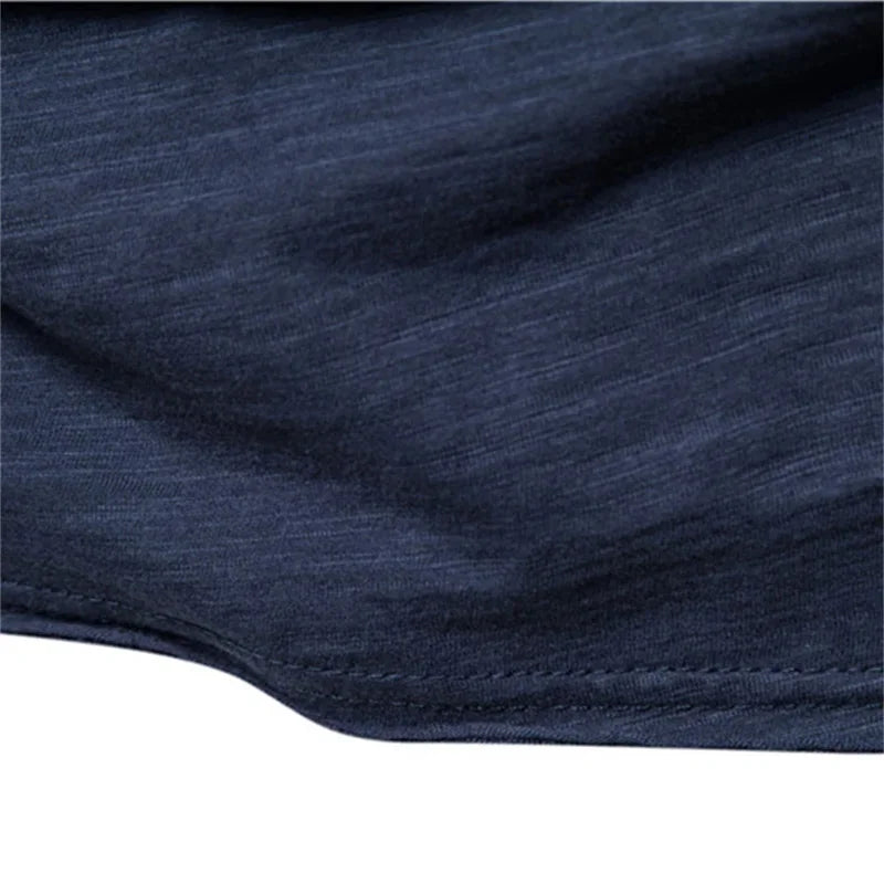 Brand Quality 100% Cotton Men T-Shirt V-Neck Fashion Design Slim Fit Soild Male Tops Tees Short Sleeve