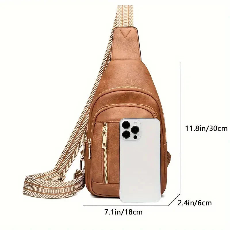 Pu Leather Women'S Crossbody Handbag