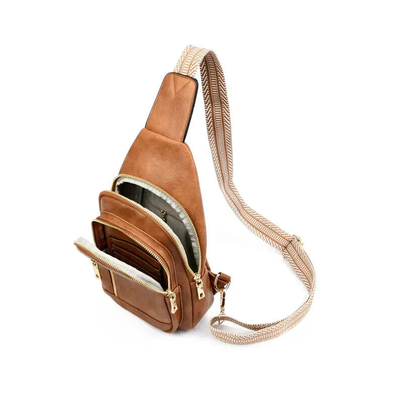 Pu Leather Women'S Crossbody Handbag