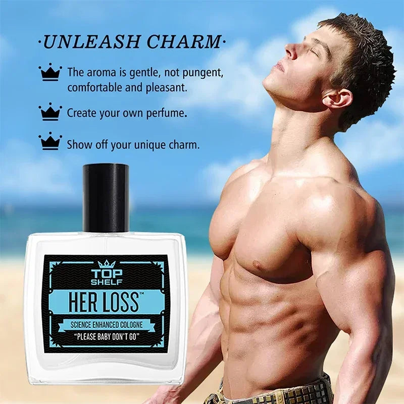 100Ml Her Loss Perfume Men Pheromone Cologne Her Loss Raw Attraction & Confidence Lasting Glamour Awaken Scent Eau De Toilette