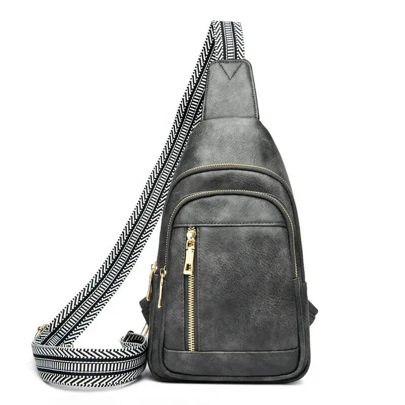 Pu Leather Women'S Crossbody Handbag
